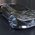 Mercedes-Benz concept car future car sci-fi car concept car 3d model