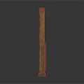 Architectural Decorative Arched Doorway And Carved Red Brown Wooden Arch Structures With Patterns
