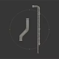 Industrial Metal Tubular Equipment With Connecting Pipes And Curved Components
