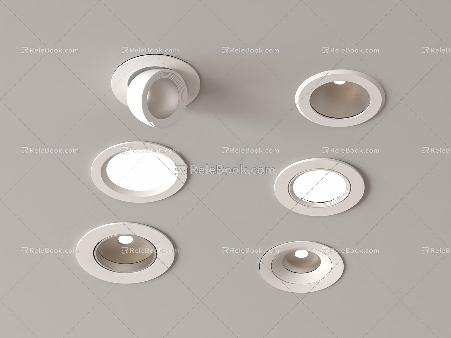 Modern Downlight Downlight Spotlight 3d model