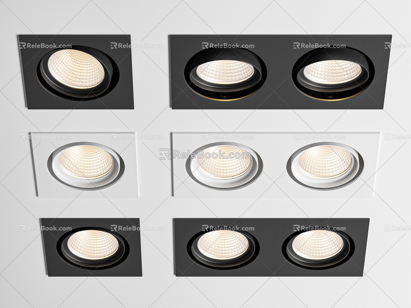 Modern Downlight Downlight Spotlight 3d model