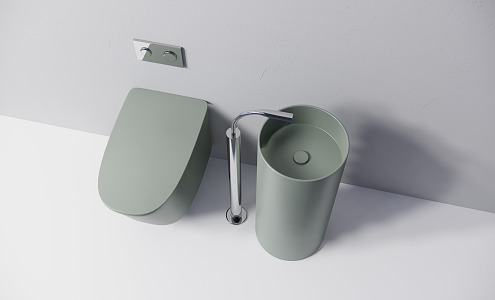 Modern toilet sanitary ware 3d model