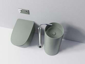 Modern toilet sanitary ware 3d model