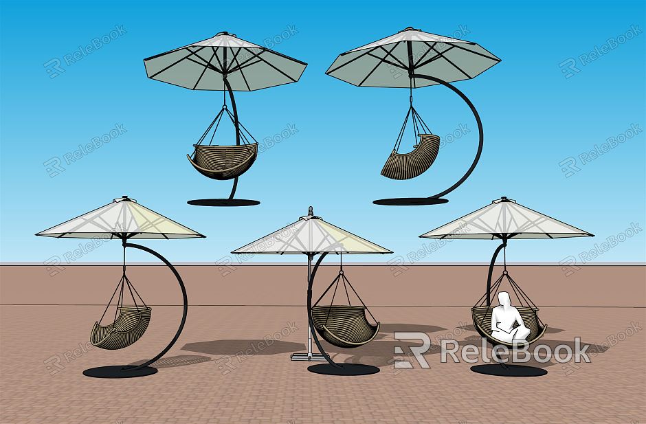 Modern Hanging Chair Courtyard Hanging Chair model