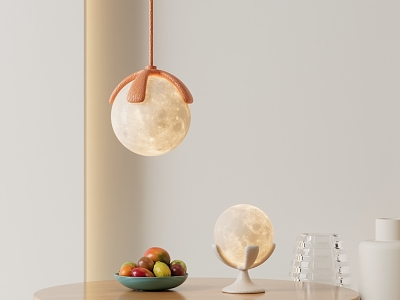 Nordic Lamps Combination Creative Moon Chandelier Table Lamp model