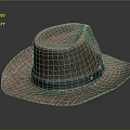 Brown Woven Straw Hat with Black Leather Band for Casual Summer Outdoor Wear