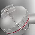 Industrial Temperature Sensor With Gray Housing And Red Stripe Probe
