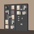 Modern Office File Cabinet File Cabinet Bookcase 3d model