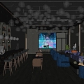 The Modern Bar 3d model