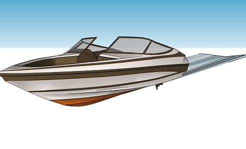 Modern Yacht 3d model