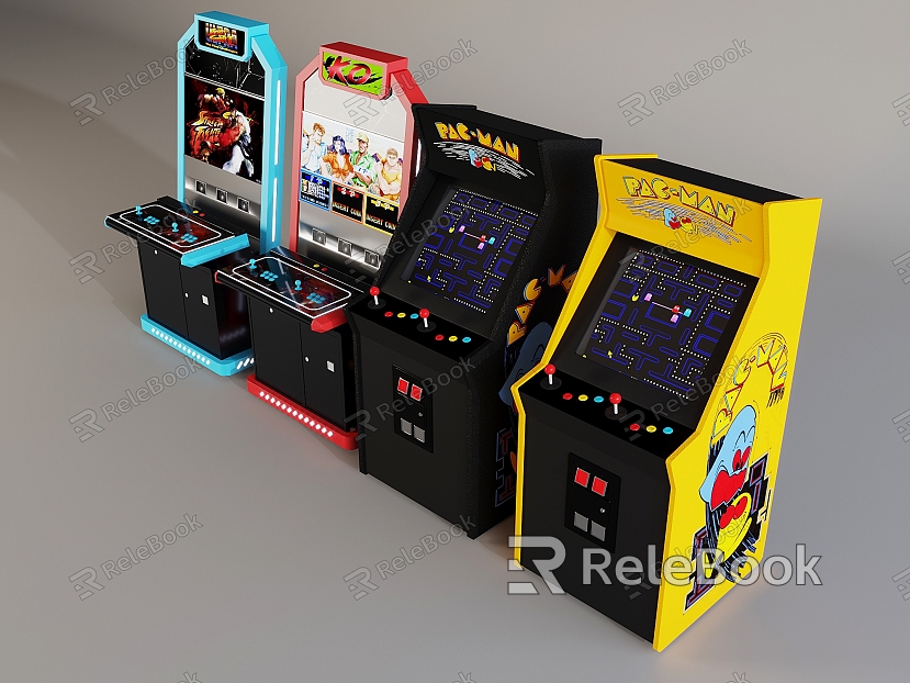 Modern game machine video game entertainment machine model