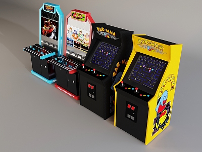 Modern game machine video game entertainment machine model