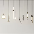 Modern Pendant Lights With Various Unique Shapes And Gold Black White Finishes For Contemporary Interior