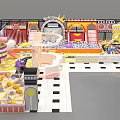 Indoor Playground With Slide Trampoline Area Teacup Ride And Colorful Decorations