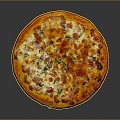 Pizza Durian Pizza Strawberry Sauce Pizza Fruit Pizza Spicy Crawfish Pizza Chicken Pizza 3d model