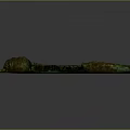 Bronze Sculpture Carving with Ancient Curved Hook Design and Green Patina