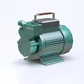 Green Industrial Equipment Electric Motor With Handle And Stable Base For Machinery Use