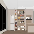 Modern Minimalist Sideboard Cabinet With Ample Storage And Display Space For Home Dining And Kitchen