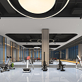 Modern Gym 3d model