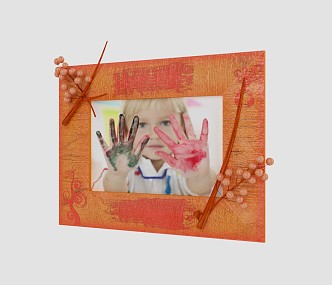 Modern Photo Frame 3d model