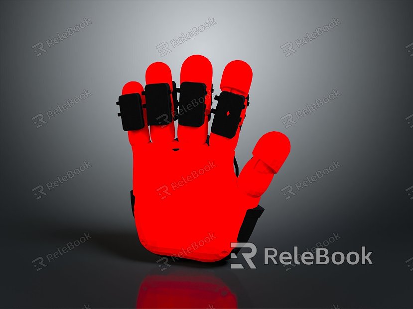 Science Fiction Gloves High-tech Gloves Mechanical Gloves Manipulator Machine Hand Machine Gloves Mecha Gloves model