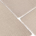 Durable Kitchen Appliance Mats With Beige Woven Textures And Two Patterns