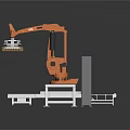 Modern Robot Arm Heavy Duty Robot Arm Mechanical Arm Robot Arm 3d model