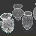 Decorative Vases With Floral Patterns And Colorful Artistic Designs For Home