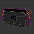Game machine electronic chicken hand game machine hand game machine handheld game machine computer 3d model