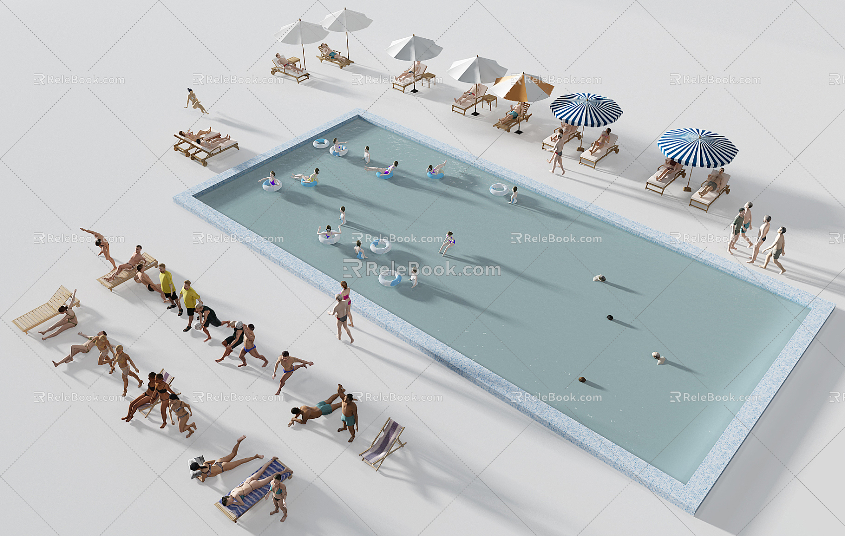 Swimming Pool 3d model