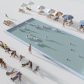 Swimming Pool 3d model