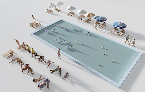 Swimming Pool 3d model