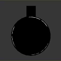 Black Pen Like Daily Item With US Logo For Writing And Office Use