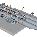 Modern Torpedo Launcher 3d model