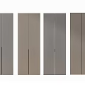Modern Double Door Wardrobe Panels In Various Neutral Color Tones