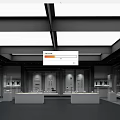 Inside the Modern Museum 3d model