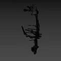 Detailed Dinosaur Skeleton Anatomical Display With Vertebrae Ribs And Limbs