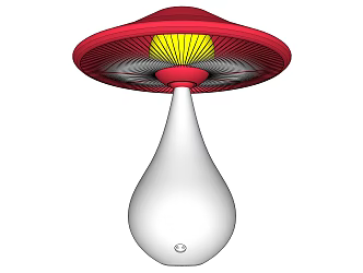 Modern table lamp 3d model