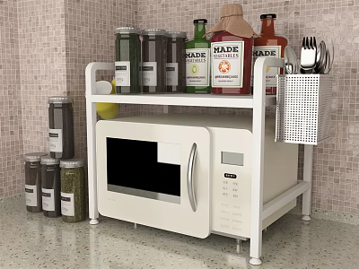 Modern Kitchen Supplies 3d model Modern Kitchen Supplies 3d model