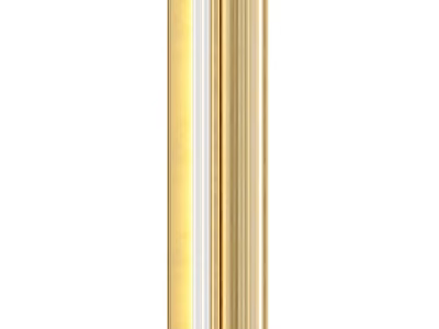 Sleek Modern Gold Wall Lamp With Metal Frame For Indoor Lighting Design 3d model