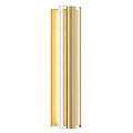 Sleek Modern Gold Wall Lamp With Metal Frame For Indoor Lighting Design