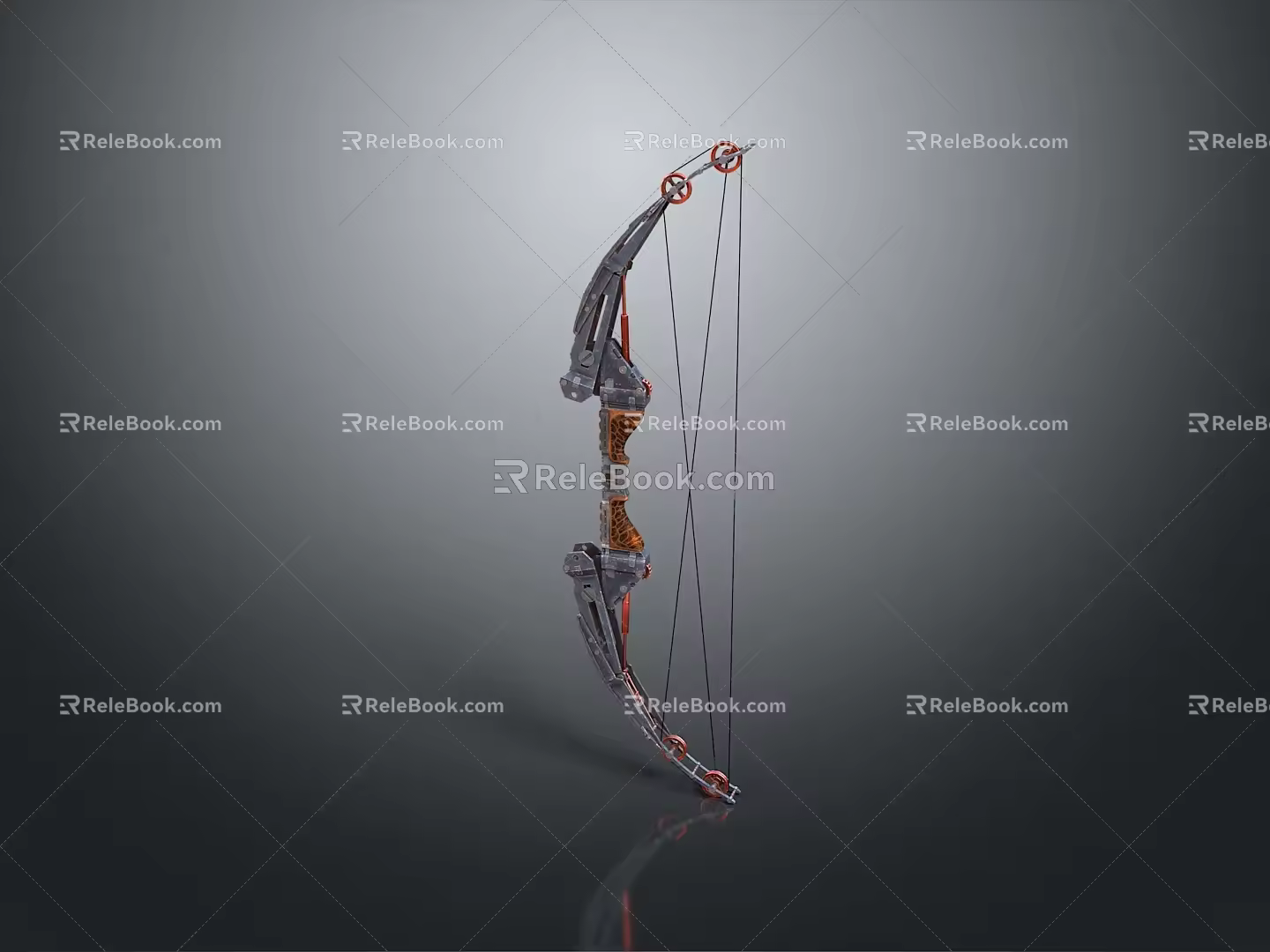 Crossbow Mechanical Crossbow Shift Bow and Arrow Shoot Far Equipment Weapons High-tech Crossbow 3d model