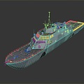 Ship Ship Warship Warship 3d model