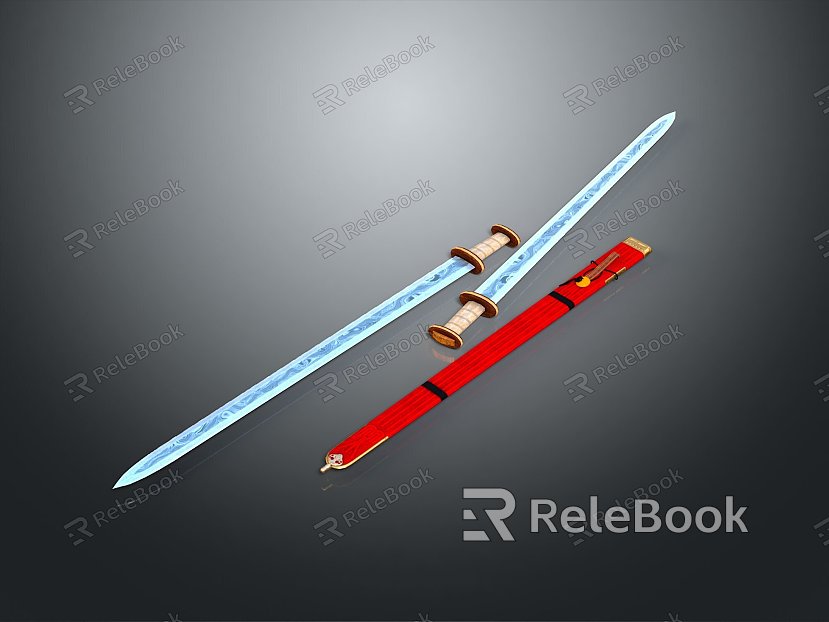 Officer Sword Sword Long Sword Sheath Sword Samurai Sword Samurai Sword Accessories Soldier Sword Knight Sabre model