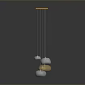 Shiny Newton's Cradle with Metal Balls and Wooden Bar on Gray Background