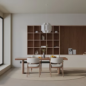Modern table combination 3d model