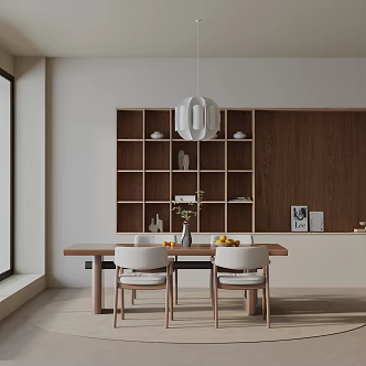 Modern table combination 3d model