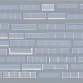 Glass Railing Balcony Railing Balcony Railing Balcony Railing Fence Railing Fence Stair Railing Wood 3d model