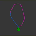 Gold Chain Necklace With Cute Teddy Bear Pendant For Fashion Accessory