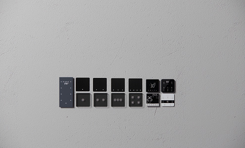 Modern Switch Control Panel 3d model